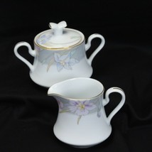 Mikasa Charisma Gray Creamer + Sugar Bowl with Lid - $316.95 MXN