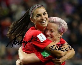 ALEX MORGAN MEGAN RAPINOE SIGNED PHOTO 8X10 RP AUTOGRAPHED USA WOMENS SO... - $19.99