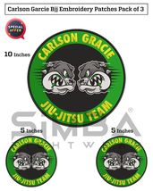 Carlson Gracie BJJ Patches Kimono Gi Patches BJJ Embroidery Patches Pack... - $30.99