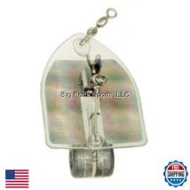 Luhr Jensen Double Deep Six Clear Silver Disco #1 Diver Deepest Dive - $33.32