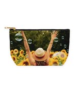 FIeld of Sunflowers Makeup Bag - $26.00