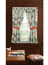 Pioneer Woman ~ COUNTRY GARDEN ~ Panel Pair Curtain Set ~ 40 x 63 Medium Window - £42.11 GBP