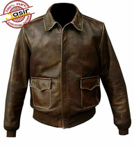 Genuine New Style Lambskin Black Leather Jacket Slim fit Biker Bomber Jacket - £84.58 GBP