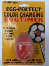 Burton The Original Egg Perfect Color Changing Boiled Egg Timer Brand New - £8.53 GBP