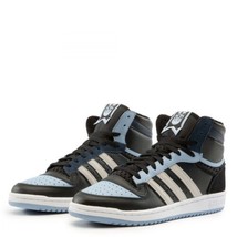 adidas TOP Ten RB Black/Blue High Top Retro Basketball Shoes Men Size 9.5 - $64.52