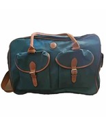 Ralph Lauren Polo Green Canvas Duffle Bag Cross Body Strap Cargo Luggage - $644.76 MXN