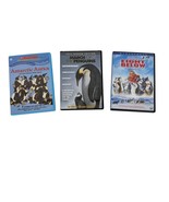 Lot of 3 Kids Family Movie DVDs Eight Below March of the Penguins Antarc... - $184.53 MXN