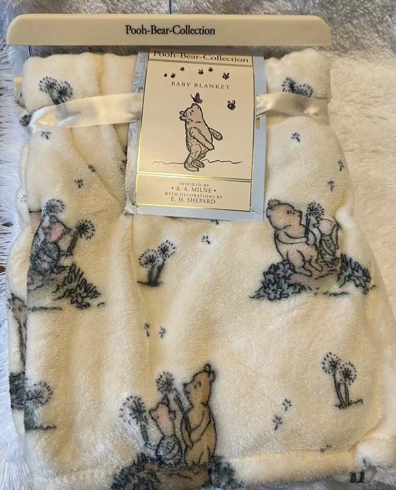 Winnie the Pooh &amp; Piglet Plush Baby Blanket - $16.50