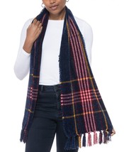 MSRP $25 Charter Club Patterned Wrap Scarf Navy Size OSFA - £4.03 GBP