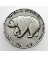 1796-1969 California Bicentennial Silver Medal. 135 grams  .999 Silver - $5,428.12 MXN
