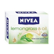 Nivea Lemongrass &amp; Oil Bar Soap - Pack of 6 x 100g - $48.99
