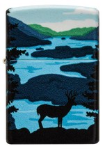 Zippo Lighter - Deer Landscape Design New 540 Color Process - 49483 - £28.74 GBP