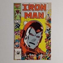 Iron Man 212 FN/VF 1986 25th Anniversary Cover Marvel Comics Direct Edition - £5.34 GBP