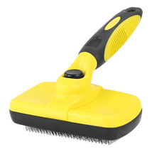 Self Cleaning Slicker Brush Pets Dogs Grooming Shedding Tools Pet Hair Groomi... - £26.37 GBP