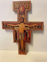 San Damiano Wood 10&#39; Crucifix, New - £11.62 GBP