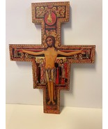 San Damiano Wood 10&#39; Crucifix, New - £11.65 GBP