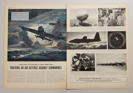 1952 Print Ad Grumman Navy Hunter-Killer Planes United Aircraft East Hartford,CT - £13.12 GBP