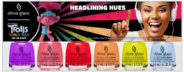 China Glaze Trolls World Tour HEADLINING HUES Mini Nail Polish * Rainbow Color * - £4.61 GBP