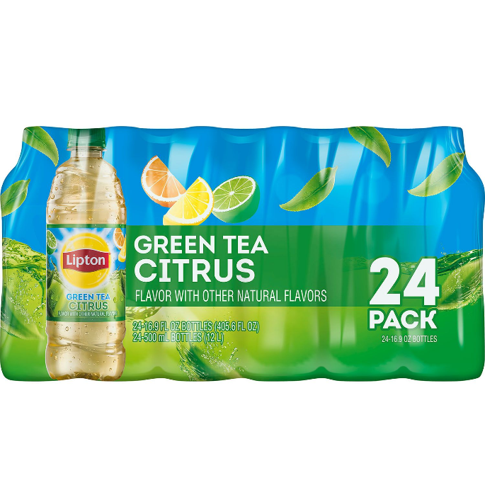 Lipton Green Tea 20 Oz Plastic Bottles Pack of 24
