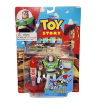 Vintage Disney Thinkway Toy Story Buzz Lightyear Rocket Action Figure Pixar New - £29.03 GBP