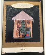 1996 Treasured Memories Hallmark Ornament Magic Lights Santa Tree with Box - £4.88 GBP