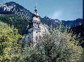 1950 Ettal Abbey Monastery Bavaria Germany Red-Border Kodachrome 35mm Slide - £4.36 GBP