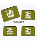 Yoda Best Personalized : Gift Coin Purse Christmas Family Dad Mom Cowork... - £8.81 GBP