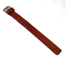 Vintage 70&#39;s Hippie Mod Watch band Strap Reddish Brown Small 6&quot;-7.2&quot; - $22.00