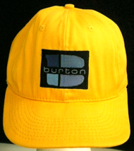 BURTON SNOWBOARDS Made In USA Sewn Vintage Early Logo SNAPBACK HAT Men&#39;s... - £30.08 GBP