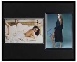 Angelina Jolie Signed Framed 16x20 In Bed Photo Display JSA - £233.62 GBP