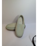 My Slippers Women 8 Moccasin Green My Pillow Leather Rubber Sole Cozy Co... - $38.03 CAD