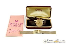 Authenticity Guarantee 
Vintage 1950&#39;s OFAIR Triple Date Chronograph DAT... - $3,626.99