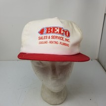 Bel-O Cooling &amp; Heating Hat Cap Embroidered Lebanon Illinois Red White V... - £10.11 GBP