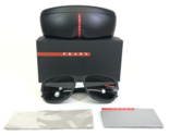 PRADA Linea Rossa Sunglasses SPS 01U DG0-5S0 Matte Black Red with Black ... - £99.85 GBP