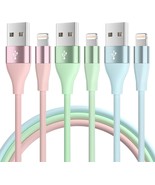 IPhoneCharger AppleMFiCertified 3Pack10FTLightningCableFastChargingiPhon... - $23.51