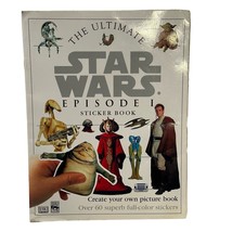 The Ultimate Star Wars Episode 1 Sticker Picture Book 1999 Lucas Books - $14.00