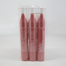 Nyx Chunky Dunk Lipstick (8 Pink Bikini) 3 g/ 0.11 Oz (3 Count) - £11.83 GBP