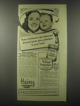 1941 Heinz Strained Carrots Ad - These wholesome, fine-flavored strained... - £14.26 GBP