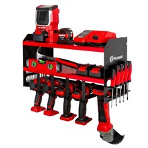 Power Tool Organizer &amp; Storage Wall Mount - Heavy Duty Metal Drill Holde... - £58.96 GBP