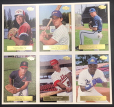 VTG 1992-93 Fleer Excel Minor League Baseball Promo 6-Card Sheet Cordova Ogea - £9.74 GBP