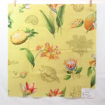 Westgate Tropical Print Floral and Fruit Cotton 25.5 x 27 Fabric Sample - £25.06 GBP
