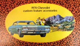 1970 Chevrolet ORIGINAL Custom Feature Accessories Brochure, Wagons, Ful... - $9.90