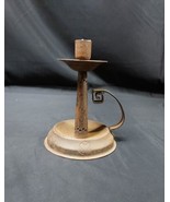 OLD Hugo Berger Goberg Style Candlestick Chamber Stick Arts &amp; Crafts Nou... - $18.69