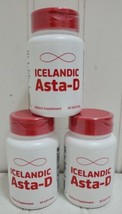 LoT x3 ICELANDIC ASTA-D Sealed 30 Soft Gels Exp. 1/25 Axtaxanthin Antioxidant  - £45.26 GBP