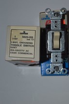LEVITON 5523-21S 3 way grounding tog switch Quiet 20A 120/277V AC ivory ... - $7.00