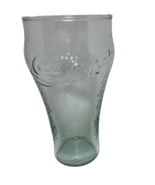 Coca-Cola Light Green Bubble Design Glass Soda Fountain 6 inch Drinking ... - £10.85 GBP