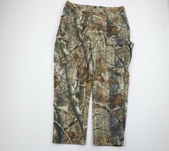 Vintage Cabelas Mens 42x34 Hunting Chamois Cloth Realtree Camouflage Car... - $88.06