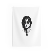 Customizable Polyester Wall Tapestry: Immortalize John Lennon&#39;s Iconic Style wit - £20.02 GBP+