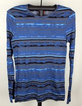 Kirna Zabete at Target Medievel Blue Long Sleeve Top Shirt Size S New - £3.15 GBP