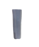 Unbranded Tall Textured Ceramic Vase W/ Ribbed Detail 16 Inches - $37.77